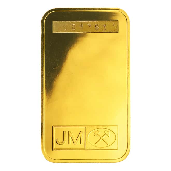 1 oz Johnson Matthey Scotiabank Gold Bar .9999 Fine