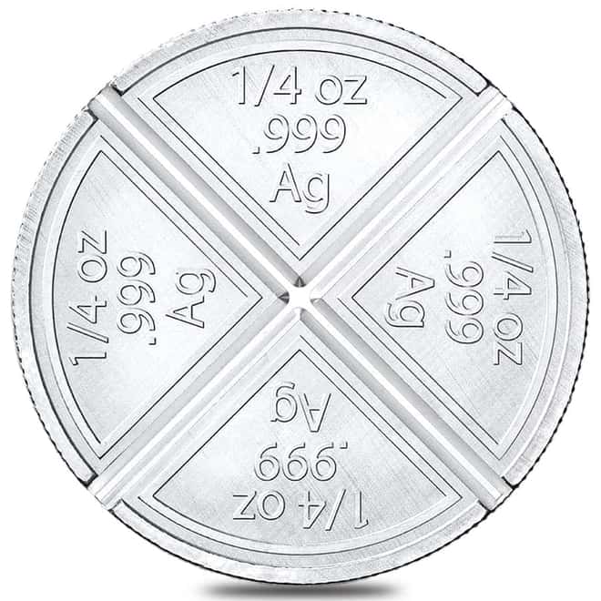 1 oz Pop Bullion Divisible Silver Round .999 Fine
