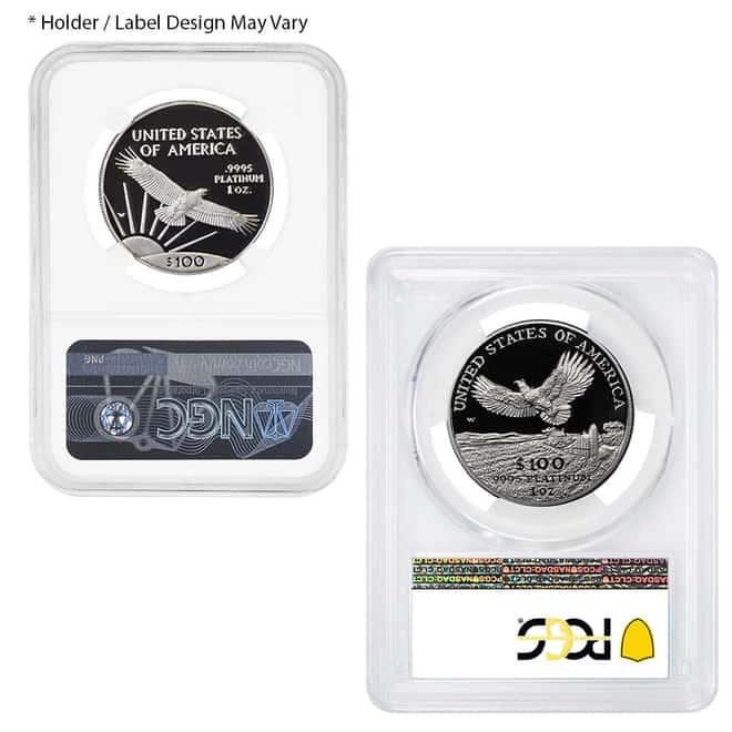 1 oz Proof Platinum American Eagle $100 Coin NGC / PCGS PF 69 (Random Year)