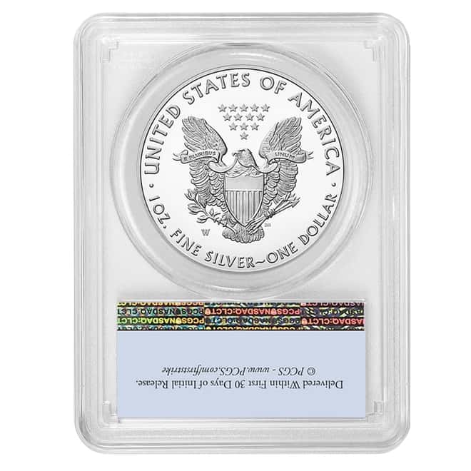 2016-W 1 oz Proof Silver American Eagle PCGS PF 70 First Strike - 30th Anniversary