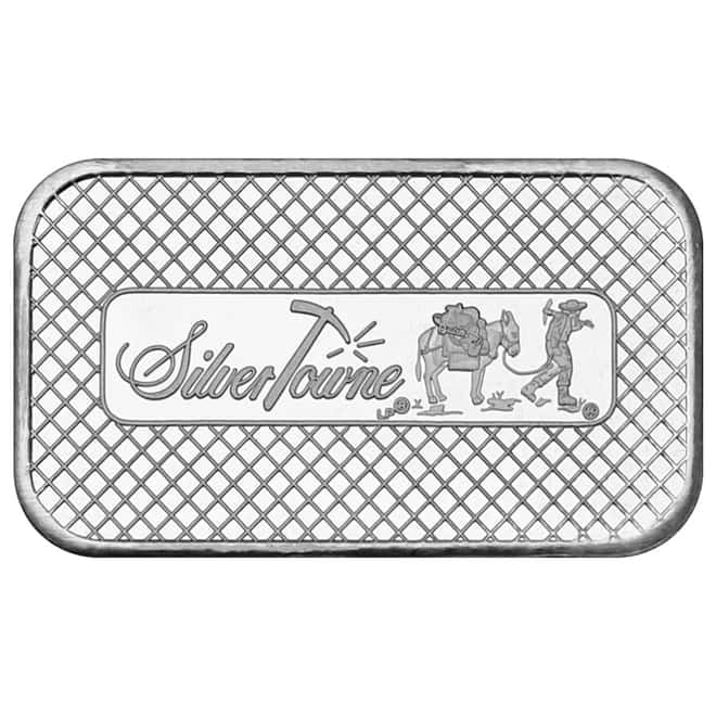 1 oz Prospector Silver Bar .999 Fine