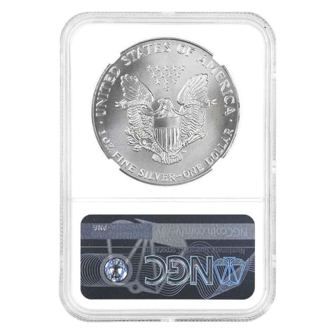 1 oz Silver American Eagle NGC/PCGS MS 69 (Random Year)