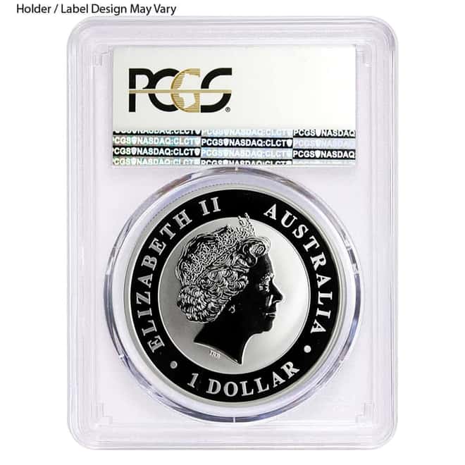 1 oz Silver Australian Kookaburra Perth Mint NGC/PCGS MS 70 (Random Year)