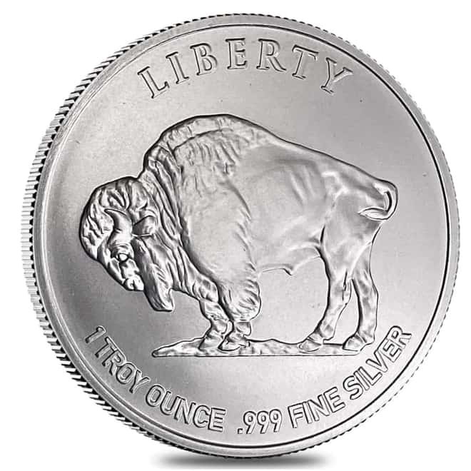 1 oz Sunshine Mint Buffalo Silver Round .999 Fine