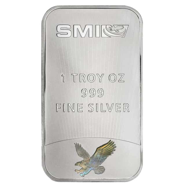 1 oz Sunshine Mint Mercury Silver Bar .999 Fine