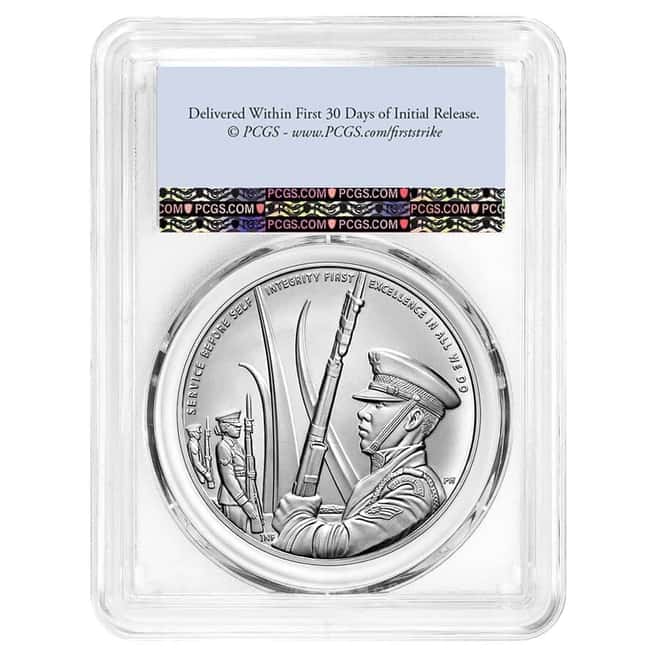 1 oz US Air Force Silver Medal PCGS MS 69 FS