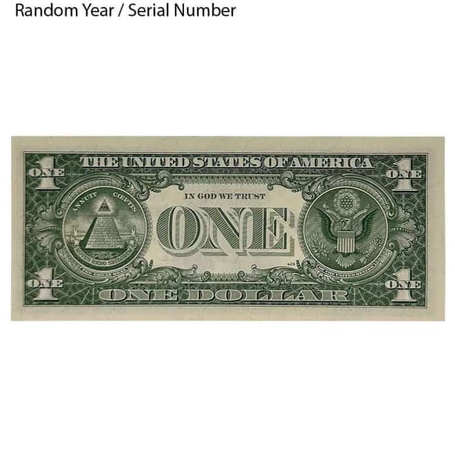 $1 Silver Certificate Currency Note AU/CU (Random Year)