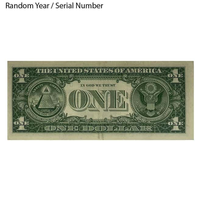 $1 Silver Certificate Currency Note Avg Circ (Random Year)