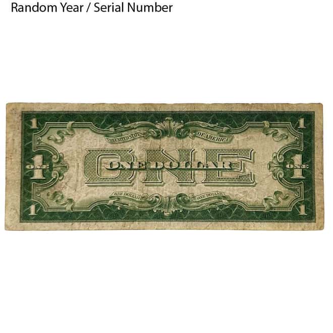 $1 Silver Certificate Currency Note Funny Back Avg Circ (Random Year)