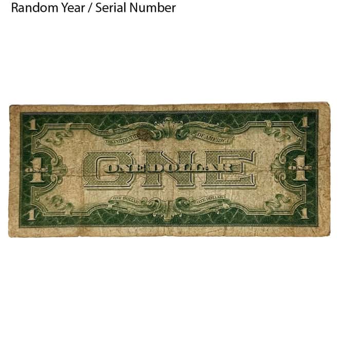 $1 Silver Certificate Currency Note Funny Back Cull (Random Year)