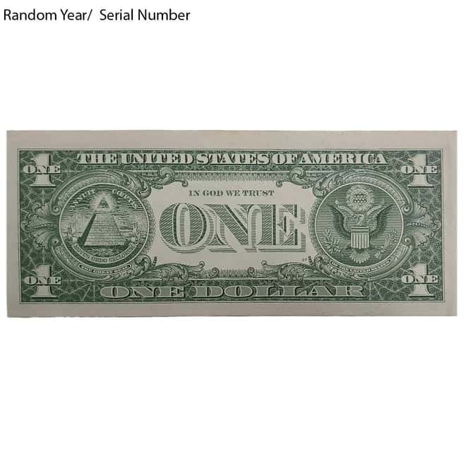 $1 Silver Certificate Currency Star Note AU/CU (Random Year)