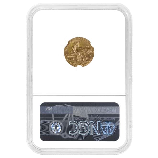 $2.5 Gold Quarter Eagle Indian Head NGC MS 63 (Random Year)