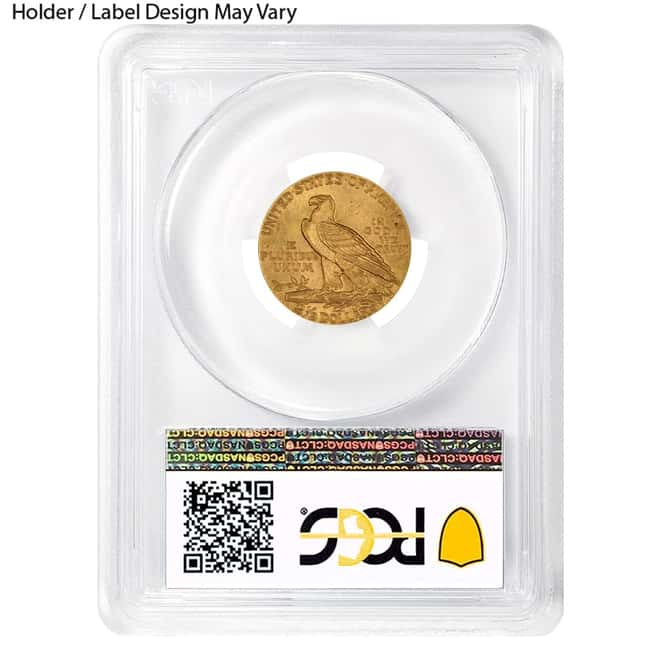 $2.5 Gold Quarter Eagle Indian Head PCGS MS 64 (Random Year)