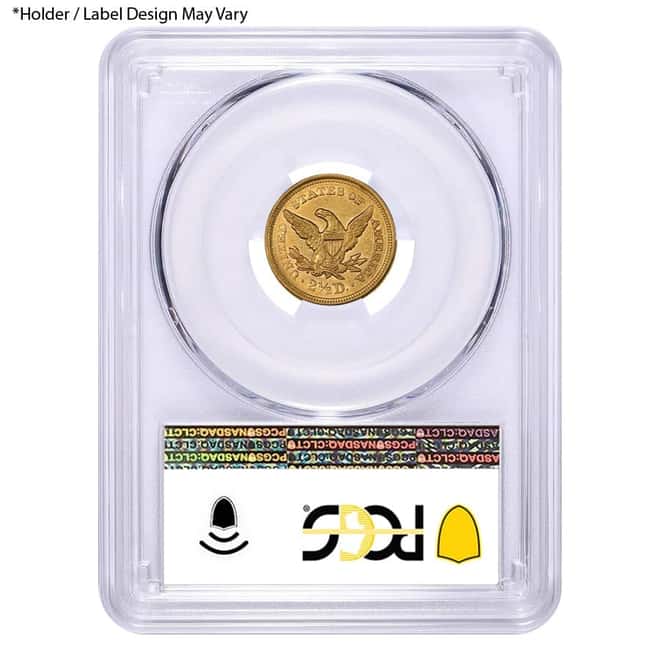 $2.5 Gold Quarter Eagle Liberty Head PCGS AU 55 (Random Year)