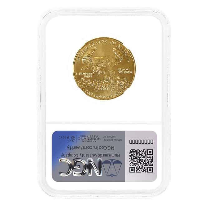 2000 1/2 oz $25 Gold American Eagle NGC MS 66