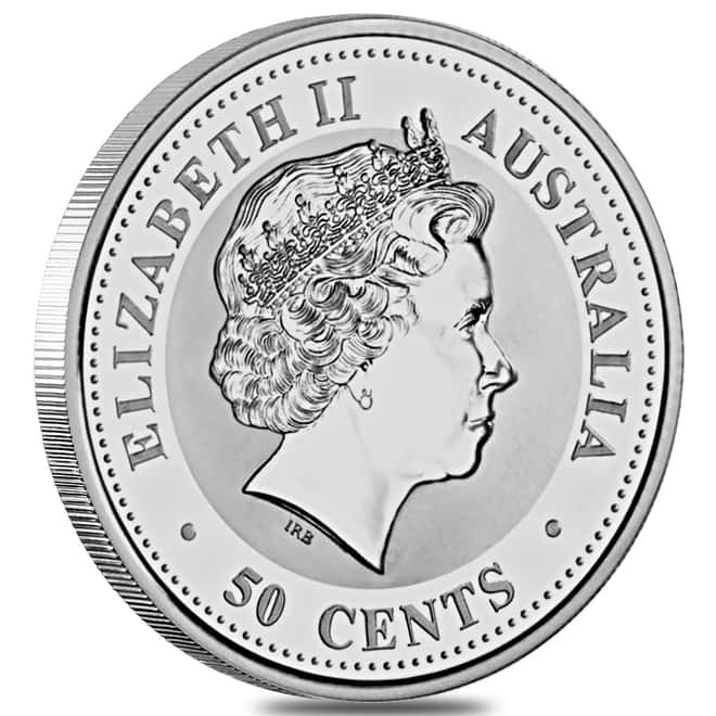 2003 1/2 oz Silver Lunar Year of The Goat BU Australian Perth Mint