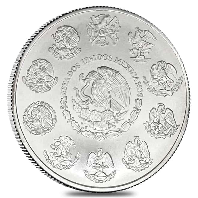 2000 1 oz Mexican Silver Libertad Coin BU