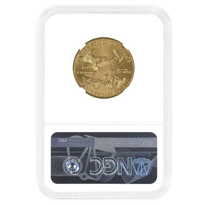 2001 1/2 oz $25 Gold American Eagle NGC MS 69