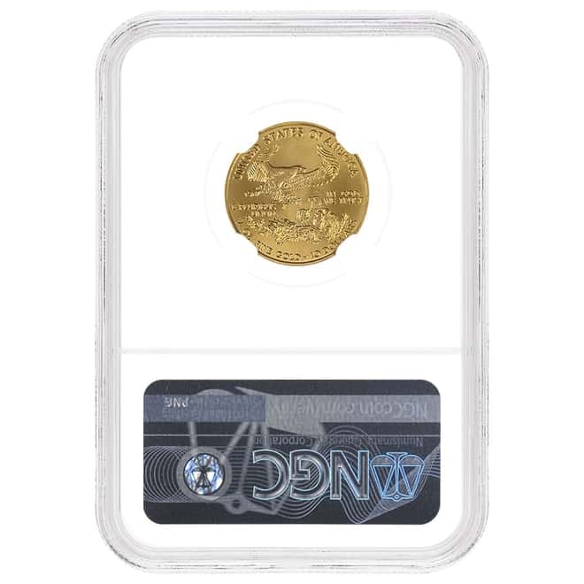 2001 1/4 oz $10 Gold American Eagle NGC MS 70