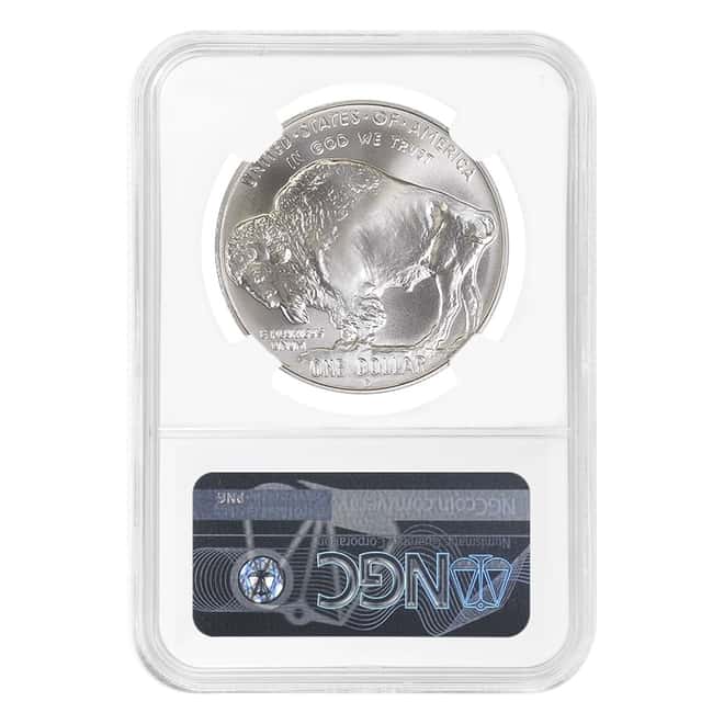 2001-D Silver American Buffalo $1 Coin NGC MS 70