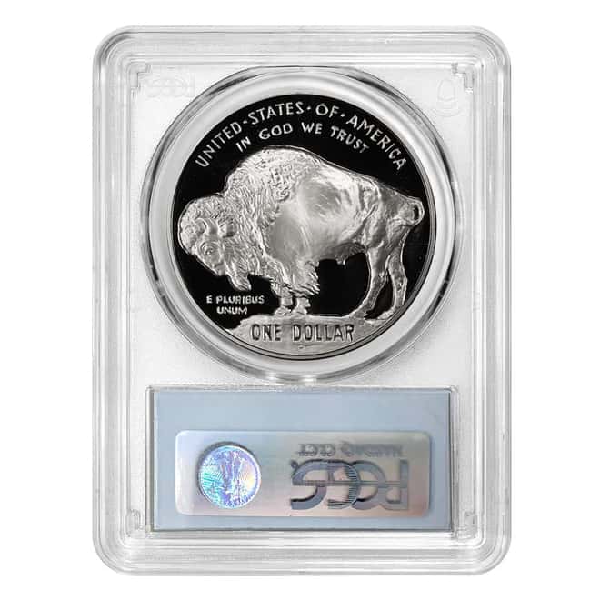 2001-P Proof Silver American Buffalo $1 Coin PCGS PF 69 DCAM