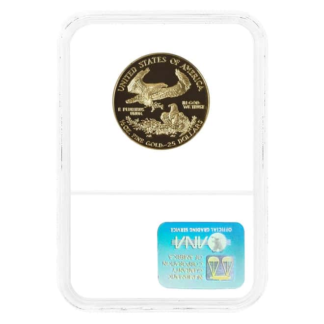 2001 W 1/2 oz $25 Proof Gold American Eagle NGC PF 70 UCAM