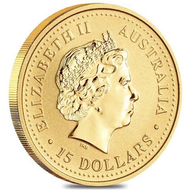 2002 1/10 oz Gold Lunar Horse BU Australia Perth Mint Series I