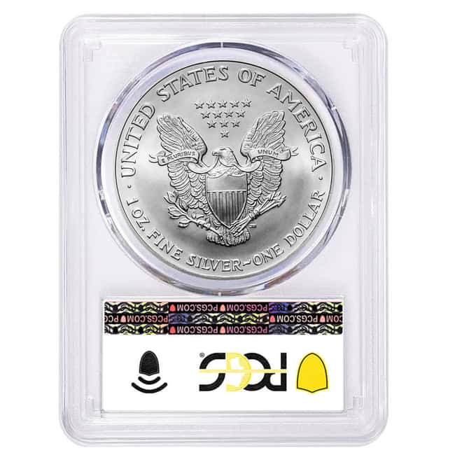 Box of 20 - 2004 1 oz Silver American Eagle $1 Coin PCGS MS 69