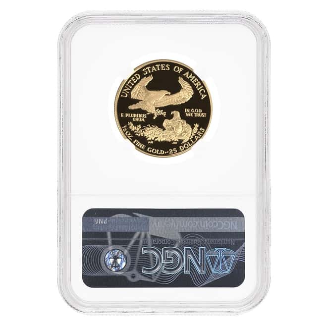 2004 W 1/2 oz $25 Proof Gold American Eagle NGC PF 70 UCAM
