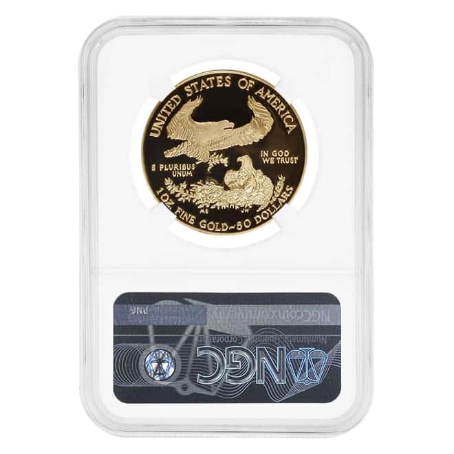 2004 W 1 oz $50 Proof Gold American Eagle NGC PF 70 UCAM
