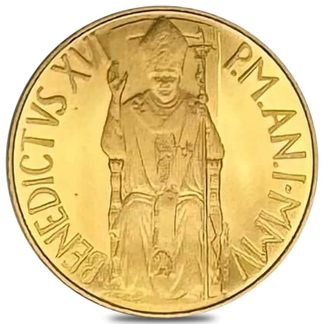 2005 Vatican City Christian Sacraments: Baptism 20 Euro Gold Coin