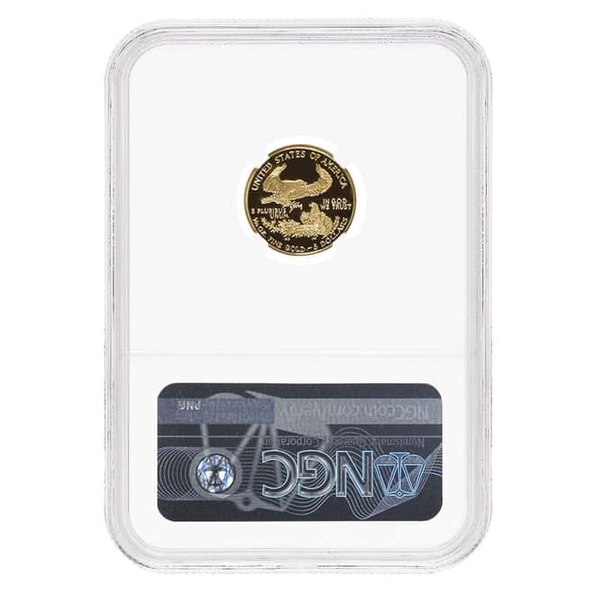 2005 W 1/10 oz $5 Proof Gold American Eagle NGC PF 70 UCAM