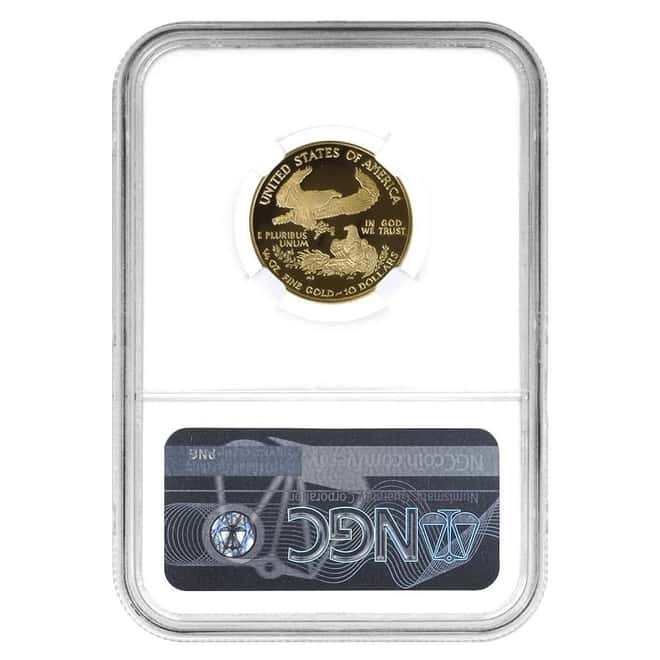 2005 W 1/4 oz $10 Proof Gold American Eagle NGC PF 70 UCAM