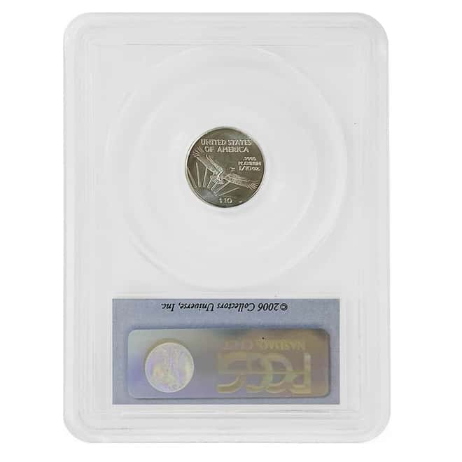 2006 1/10 oz $10 Platinum American Eagle PCGS MS 69 First Strike