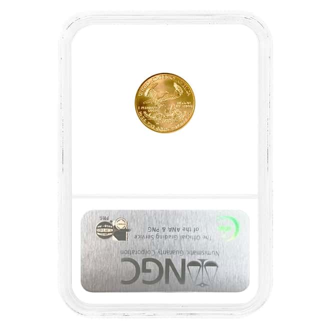 2006 1/10 oz $5 Gold American Eagle Coin NGC MS 70