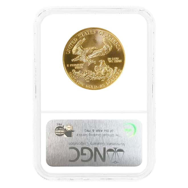 2006 1/2 oz $25 Gold American Eagle NGC MS 70