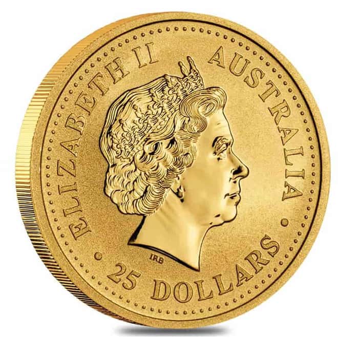 2006 1/4 oz Gold Lunar Dog BU Australia Perth Mint