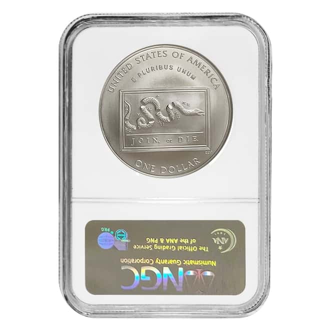 2006 P Benjamin Franklin Scientist $1 Silver Dollar NGC MS 70