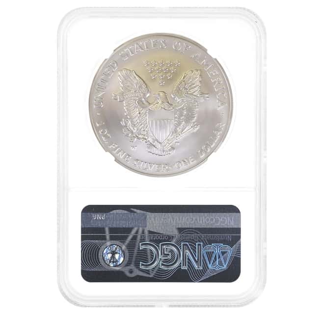 2006-W 1 oz Burnished Silver American Eagle NGC MS 70