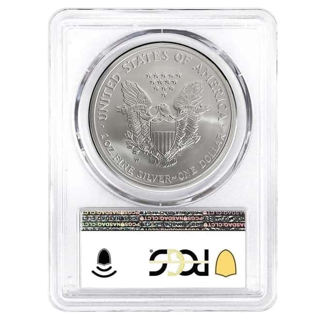 2006-W 1 oz Burnished Silver American Eagle PCGS SP 70