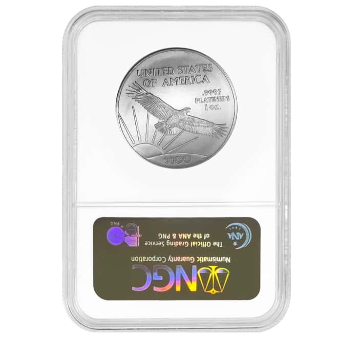 2007 1 oz Platinum American Eagle NGC MS 70 Early Releases