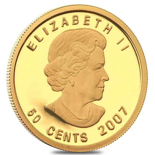 2007 Canada 1/25 oz The Wolf Proof Gold Coin .9999 Fine