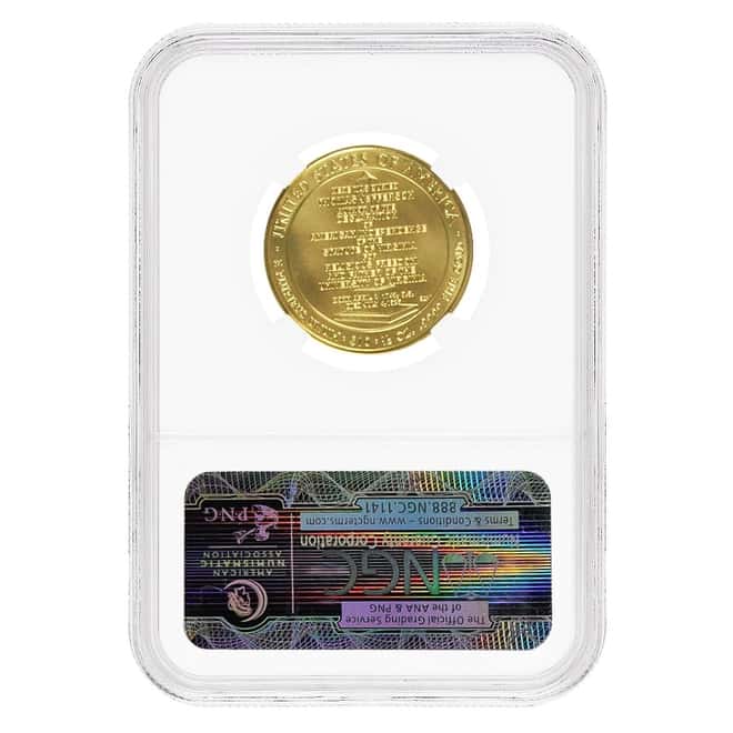 2007 W 1/2 oz $10 First Spouse - Jefferson's Liberty Gold NGC MS 70