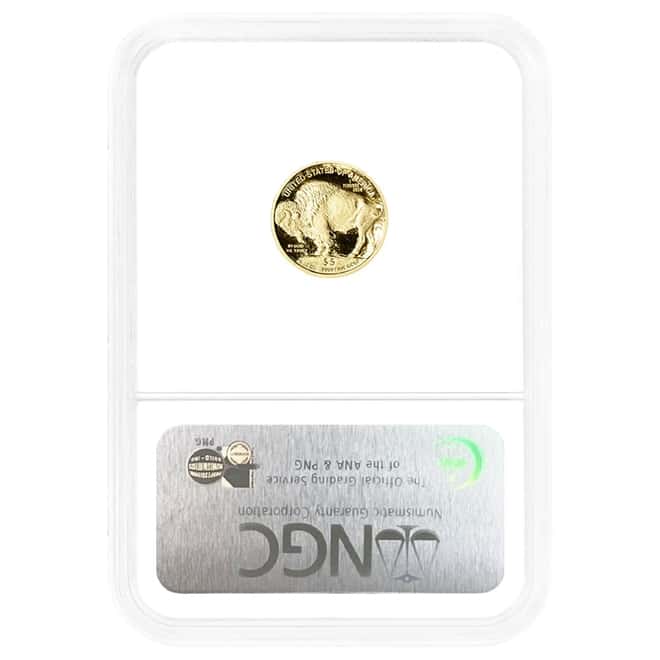 2008 W 1/10 oz $5 Proof Gold American Buffalo NGC PF 69 ER