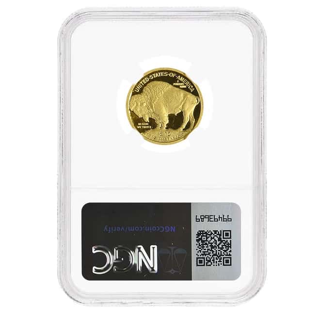 2008-W 1/4 oz $10 Proof Gold American Buffalo NGC PF 69 UCAM