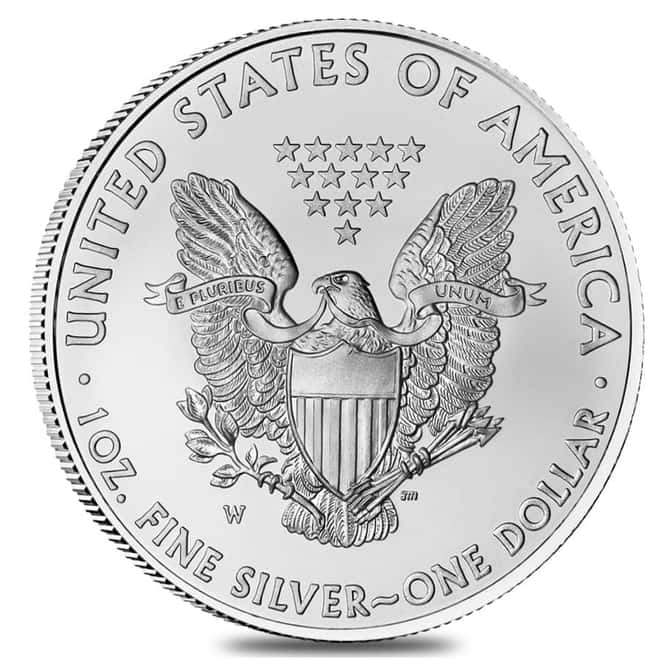 2008-W 1 oz Burnished Silver American Eagle $1 Coin (w/Box & COA)