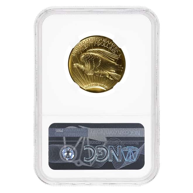 2009 1 oz $20 Ultra High Relief Saint-Gaudens Gold Double Eagle NGC MS 70