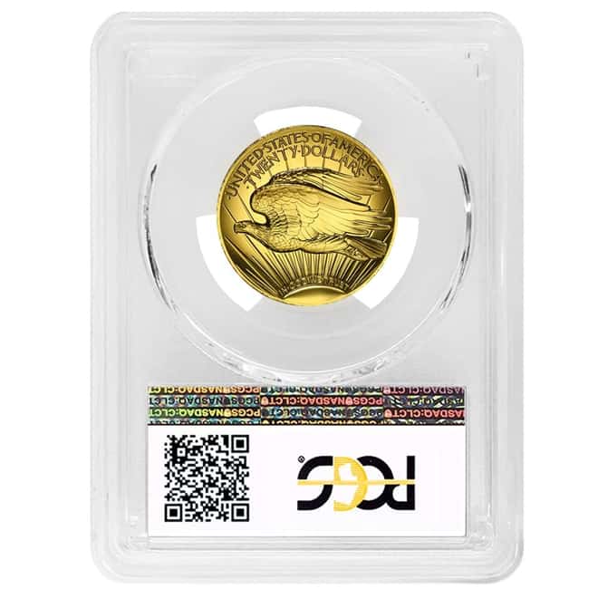 2009 1 oz $20 Ultra High Relief Saint-Gaudens Gold Double Eagle PCGS MS 70 PL