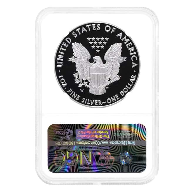 2010-W 1 oz Proof Silver American Eagle Coin NGC PF 70 UCAM