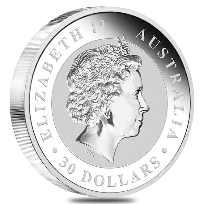 2011 1 Kilo Silver Australian Kookaburra Perth Mint .999 Fine BU In Cap
